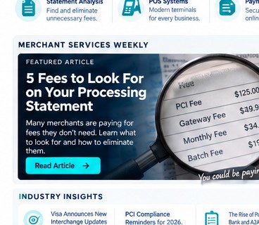 Merchant statement fee review